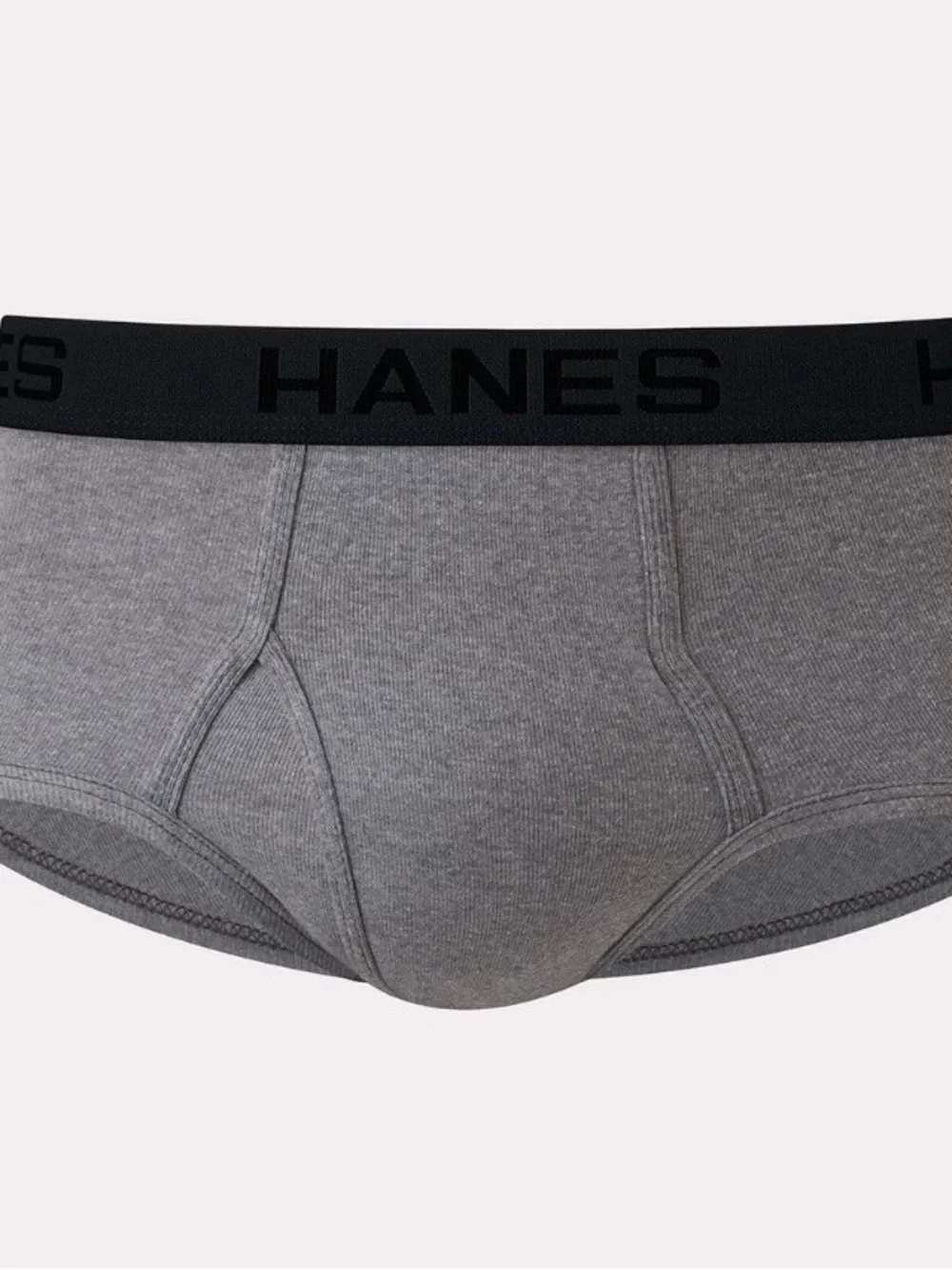 Hanes Men’s Tagless Briefs Black & Grey  8-Pack